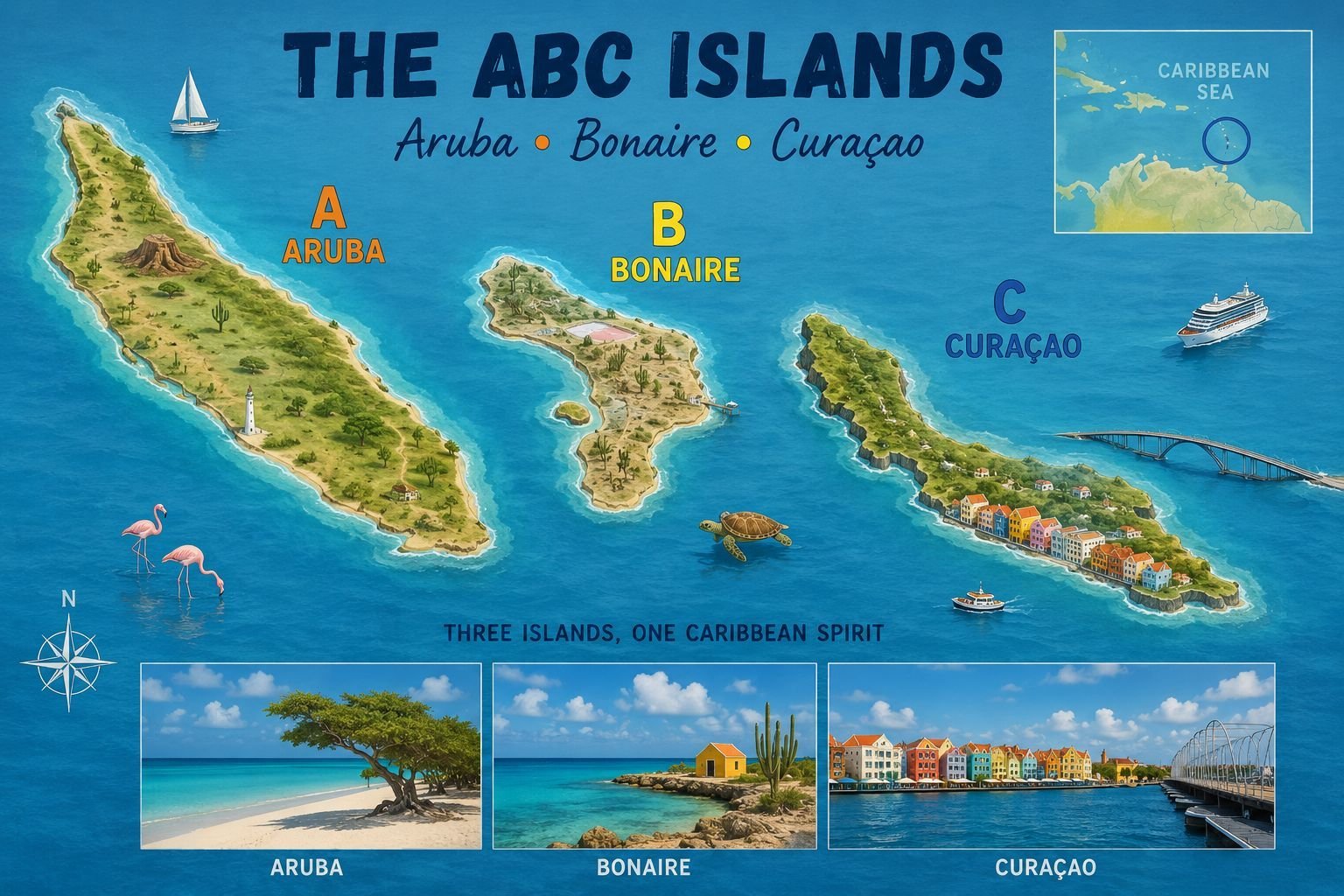 ABC Adaları – Aruba, Bonaire ve Curaçao